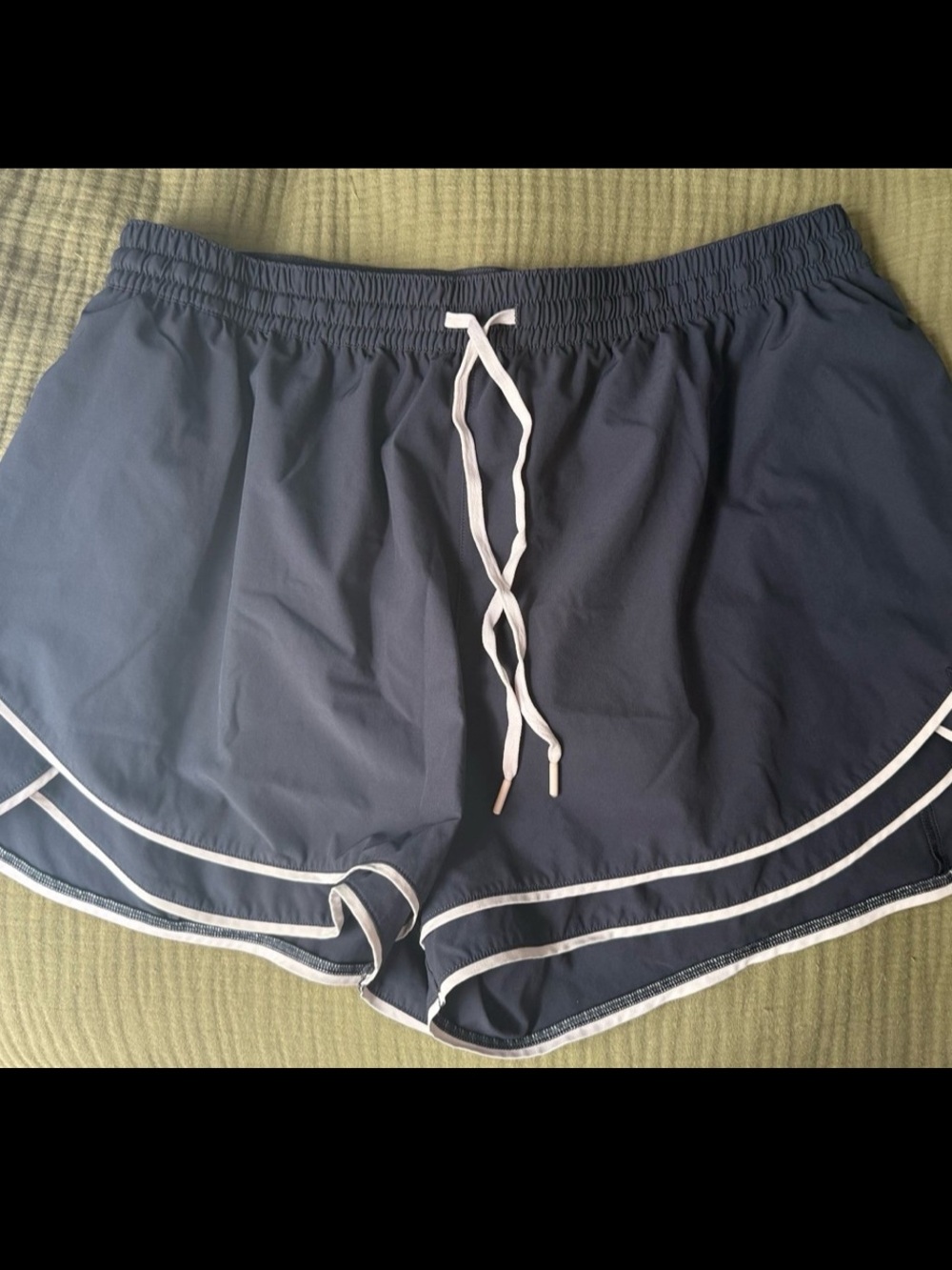 CALIA by Carrie Underwood Navy Athletic Shorts with White Trim
